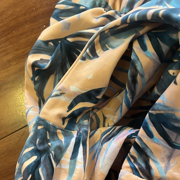 Tori Praver Shangri La Palm Print Andie Swimsuit Size Small - Picture 6 of 10